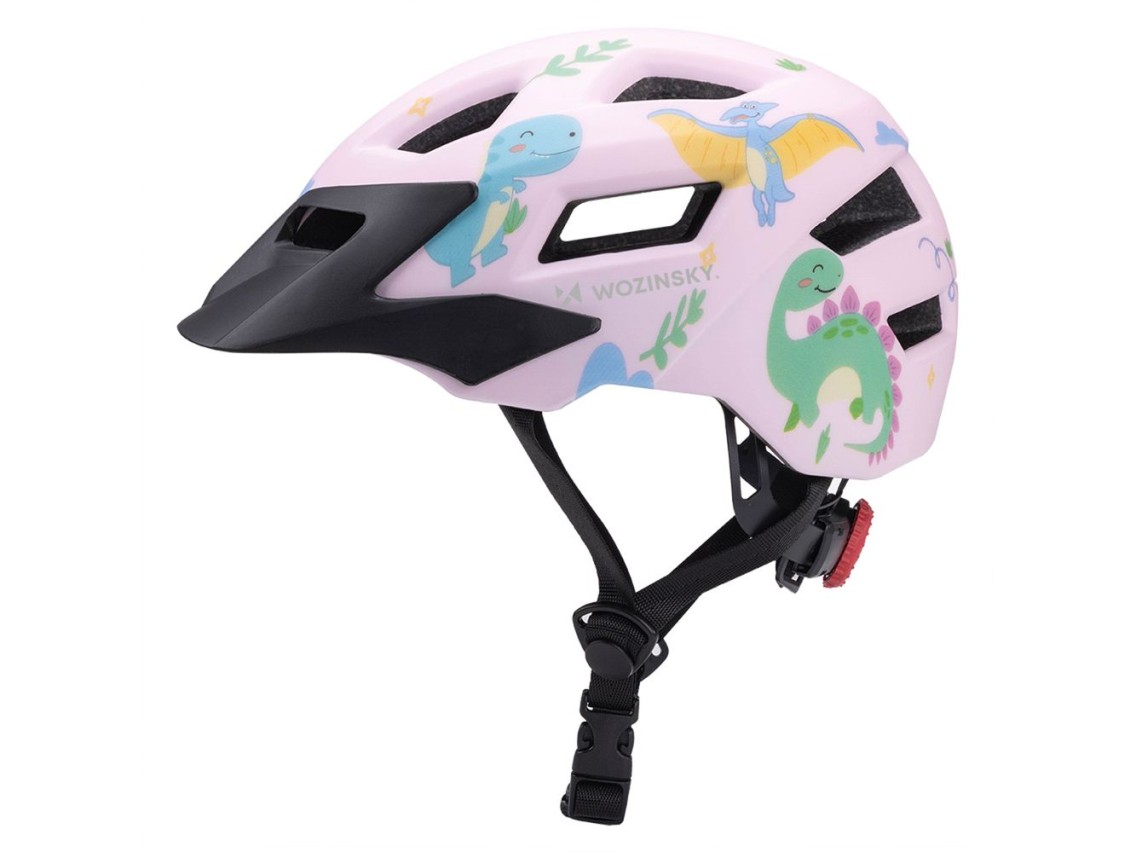 Wozinsky Children's MTB Bike Helmet with Detachable Visor XS - Pink