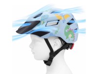 Casco de ciclismo de montaña infantil Wozinsky con visera desmontable, talla XS - Azul claro Casco de ciclismo de montaña infantil Wozinsky con visera desmontable, talla XS - Azul claro