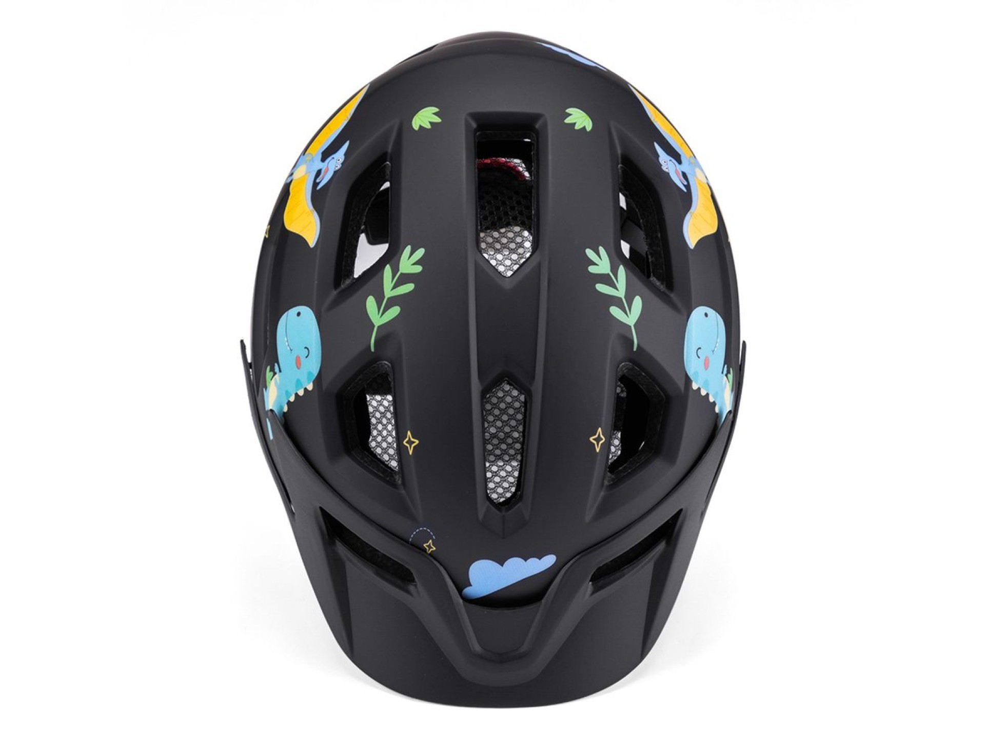 Casco de ciclismo de montaña infantil Wozinsky con visera desmontable, talla XS - Negro