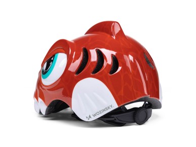 Wozinsky Children's Bike Helmet Dinosaur Pattern S - Red Wozinsky Children's Bike Helmet Dinosaur Pattern S - Red