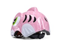 Capacete de bicicleta infantil Wozinsky com estampa de dinossauro - Tamanho P - Rosa Capacete de bicicleta infantil Wozinsky com estampa de dinossauro - Tamanho P - Rosa