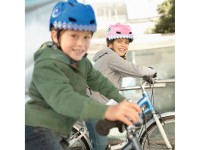 Capacete de bicicleta infantil Wozinsky com estampa de dinossauro - Tamanho P - Rosa Capacete de bicicleta infantil Wozinsky com estampa de dinossauro - Tamanho P - Rosa