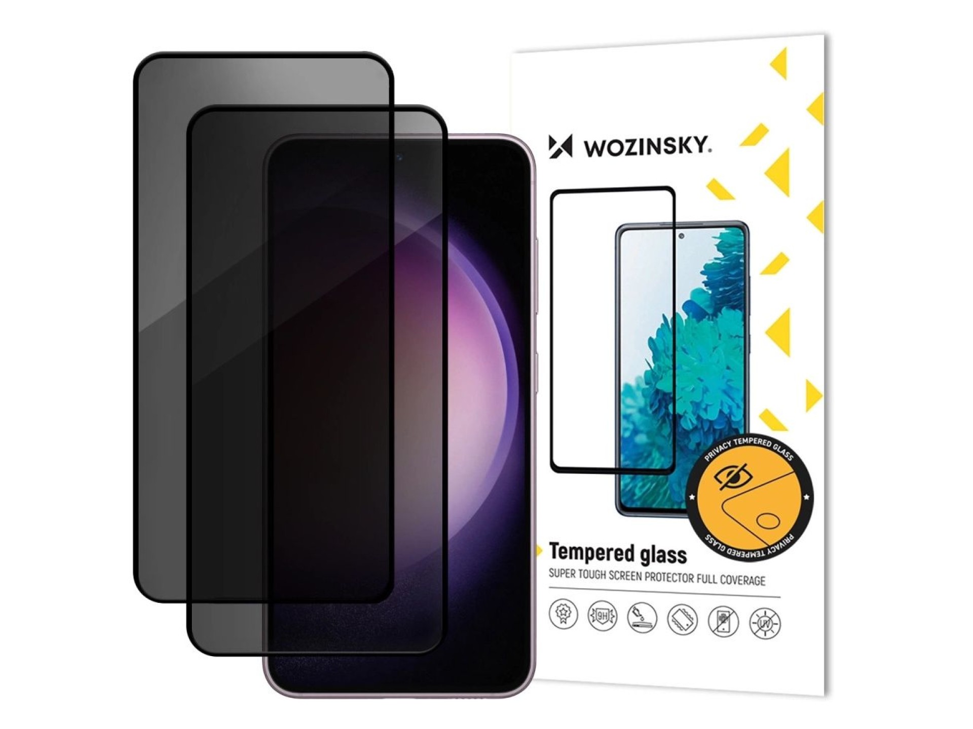 Wozinsky Privacy Glass for Samsung Galaxy S25 FE - 2 pcs.