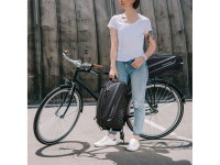 Wozinsky Bike Trunk Bag with Long Strap and Expandable Side Pockets - Black Wozinsky Bike Trunk Bag with Long Strap and Expandable Side Pockets - Black