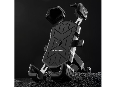 Suporte para celular Wozinsky WUD-01B para guid�o de bicicleta - Preto