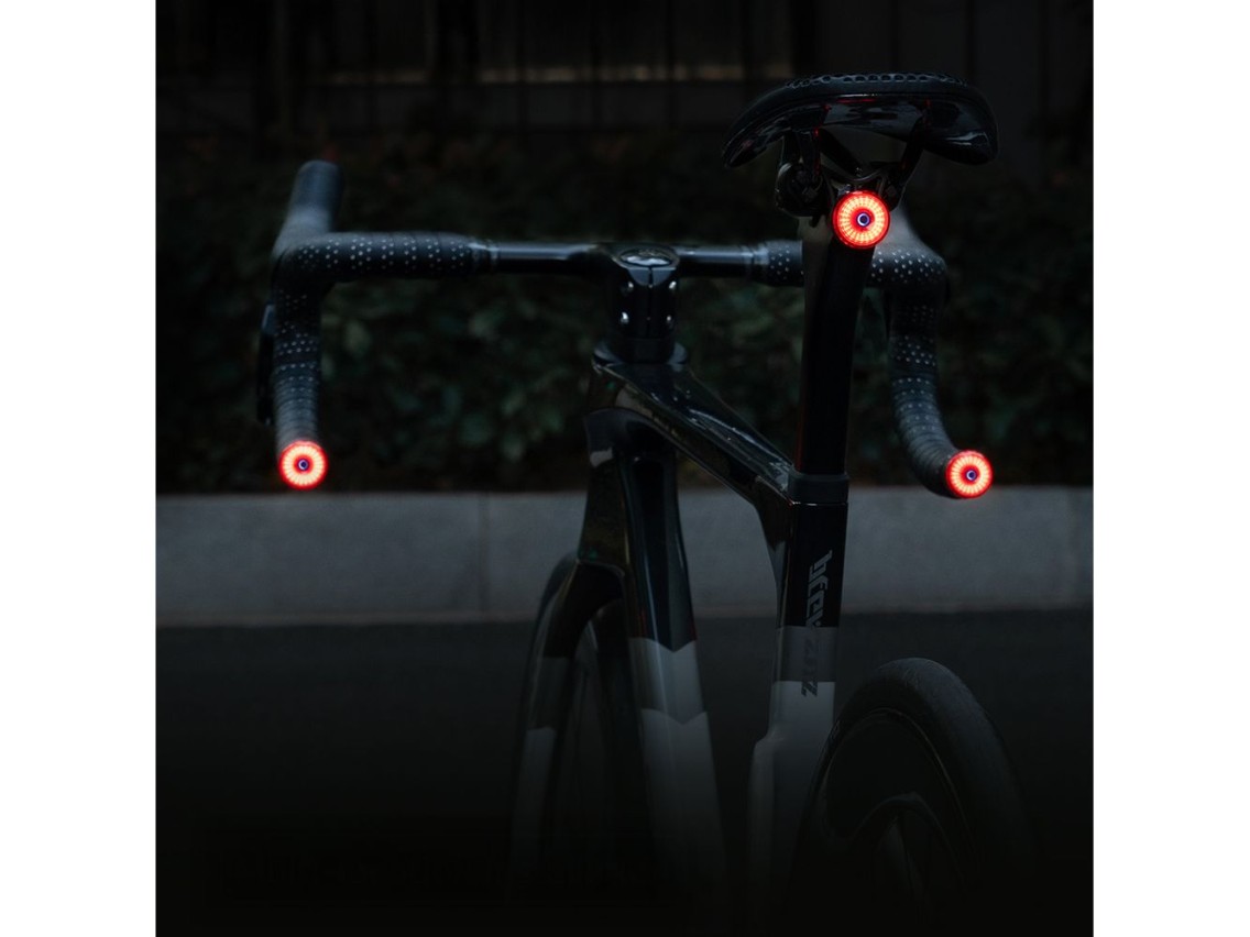 Wozinsky WIS-02 Waterproof Smart Tail Light 1pc - Black