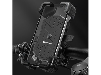 Suporte para celular Wozinsky WUD-01B para guid�o de bicicleta - Preto