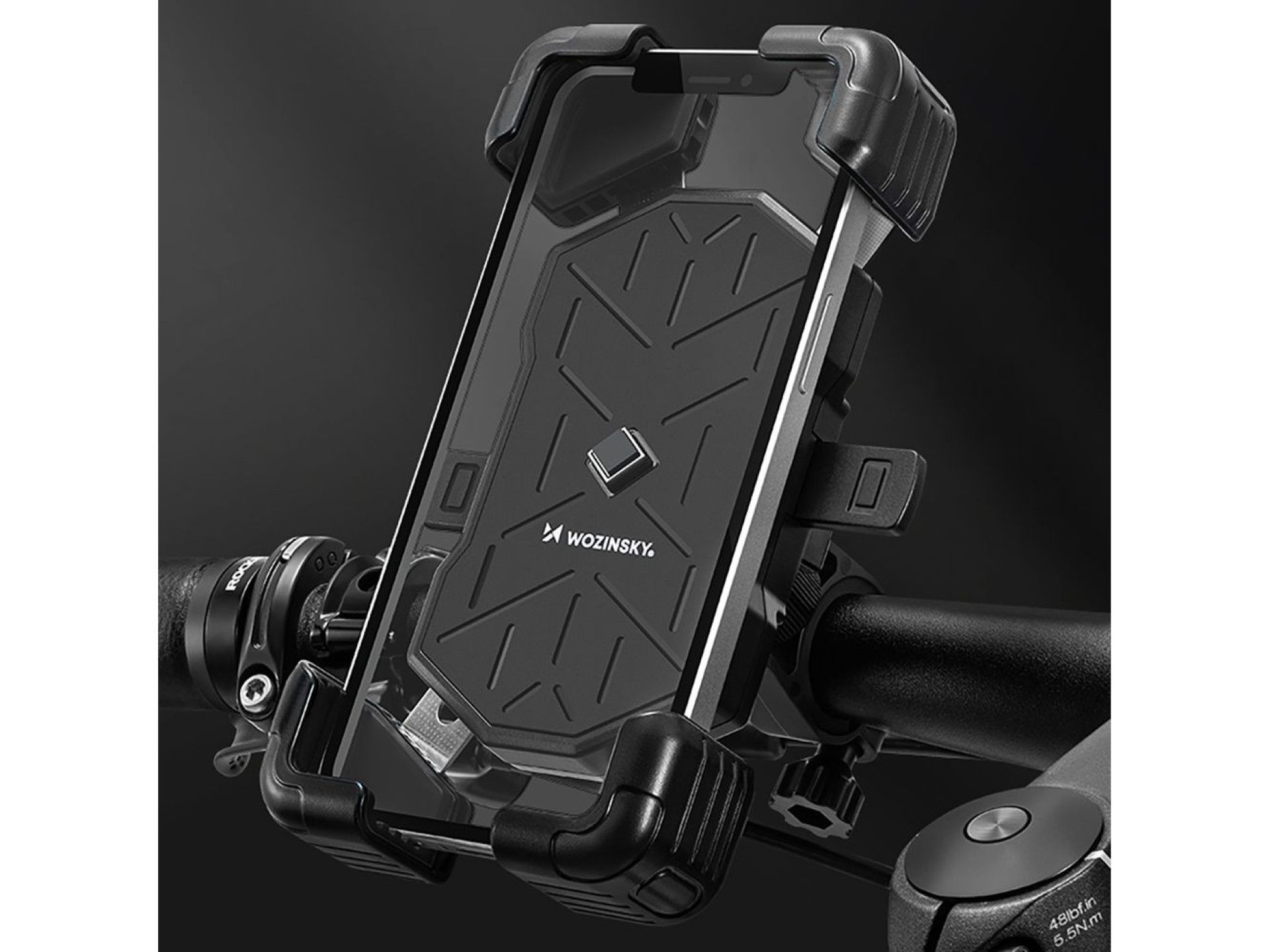 Wozinsky WUD-01B Handlebar Phone Holder for Bike - Black