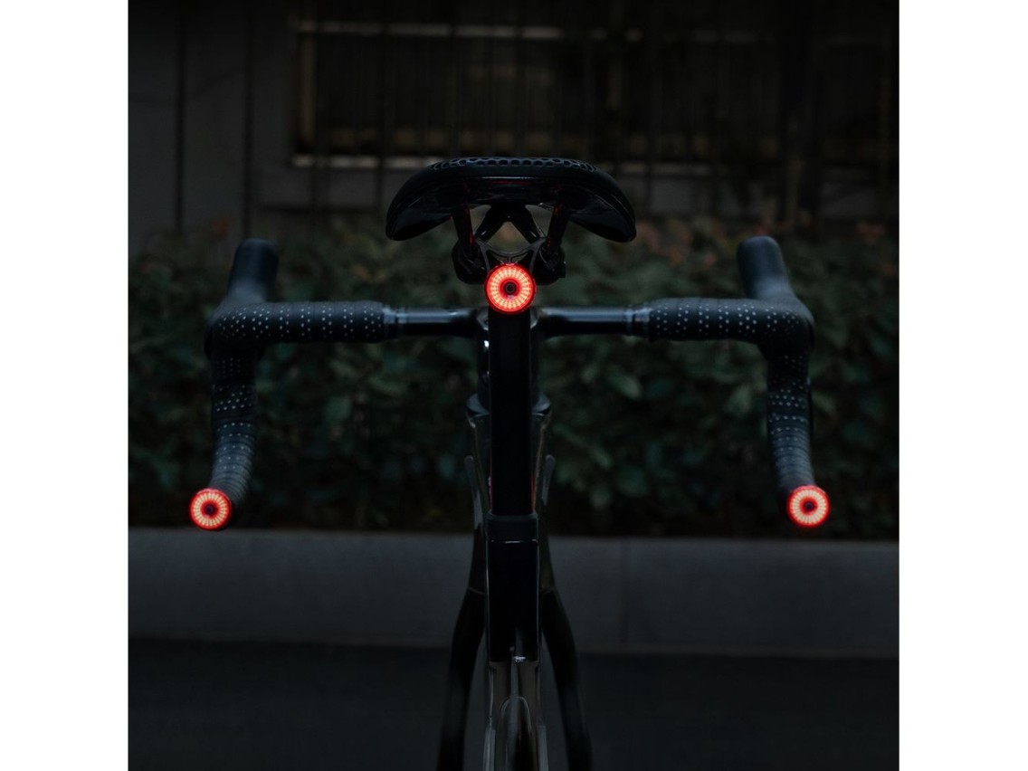 Wozinsky WIS-02 Waterproof Smart Tail Light 1pc - Black