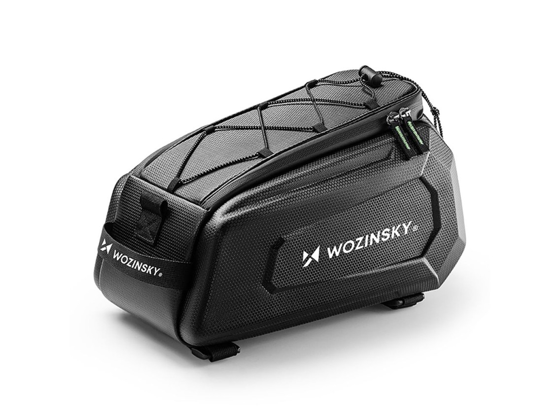 Alforja para bicicleta Wozinsky WSR-01B para maletero de 9 l - Negra