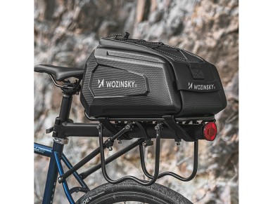 Wozinsky WSR-01B Bicycle Pannier for Trunk 9l - Black Wozinsky WSR-01B Bicycle Pannier for Trunk 9l - Black