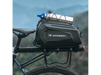 Alforja para bicicleta Wozinsky WSR-01B para maletero de 9 l - Negra Alforja para bicicleta Wozinsky WSR-01B para maletero de 9 l - Negra