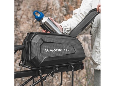Wozinsky WSR-01B Bicycle Pannier for Trunk 9l - Black Wozinsky WSR-01B Bicycle Pannier for Trunk 9l - Black