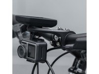 Suporte para bicicleta Wozinsky WUG-01B para computador Garmin, guidão, câmera, luz - preto Suporte para bicicleta Wozinsky WUG-01B para computador Garmin, guidão, câmera, luz - preto