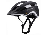 Wozinsky MTB bicycle helmet with removable visor, lightweight L - black and silver Wozinsky MTB bicycle helmet with removable visor, lightweight L - black and silver