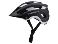 Wozinsky MTB bicycle helmet with removable visor, lightweight L - black and silver Wozinsky MTB bicycle helmet with removable visor, lightweight L - black and silver