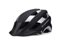 Wozinsky MTB bicycle helmet with removable visor, lightweight L - black and silver Wozinsky MTB bicycle helmet with removable visor, lightweight L - black and silver