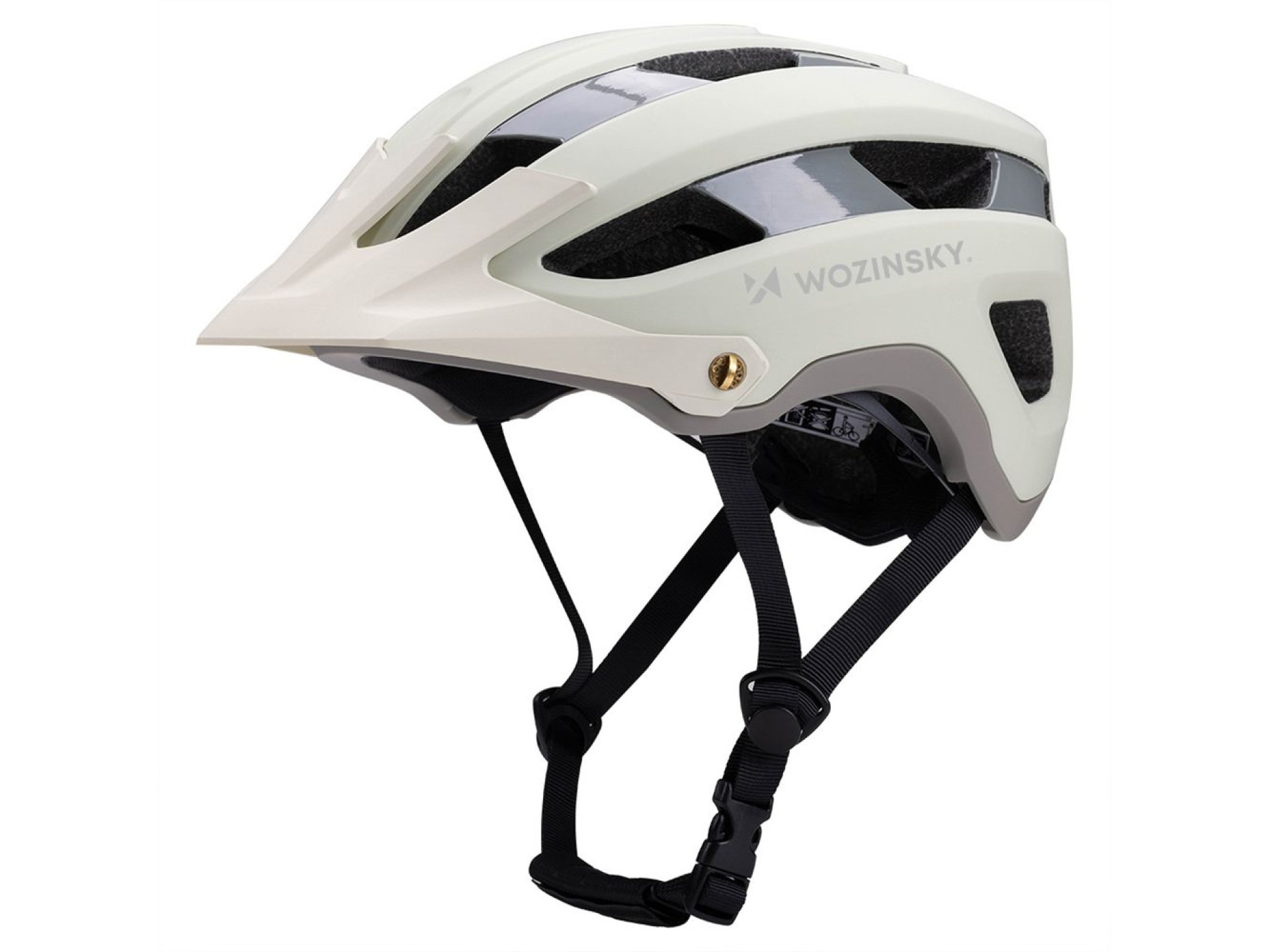 Wozinsky MTB bicycle helmet with a removable visor, lightweight, L - pastel green