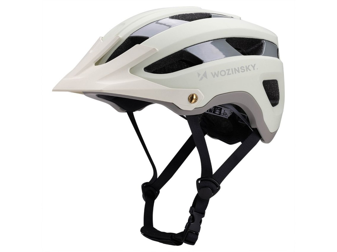 Wozinsky MTB bicycle helmet with a removable visor, lightweight, L - pastel green