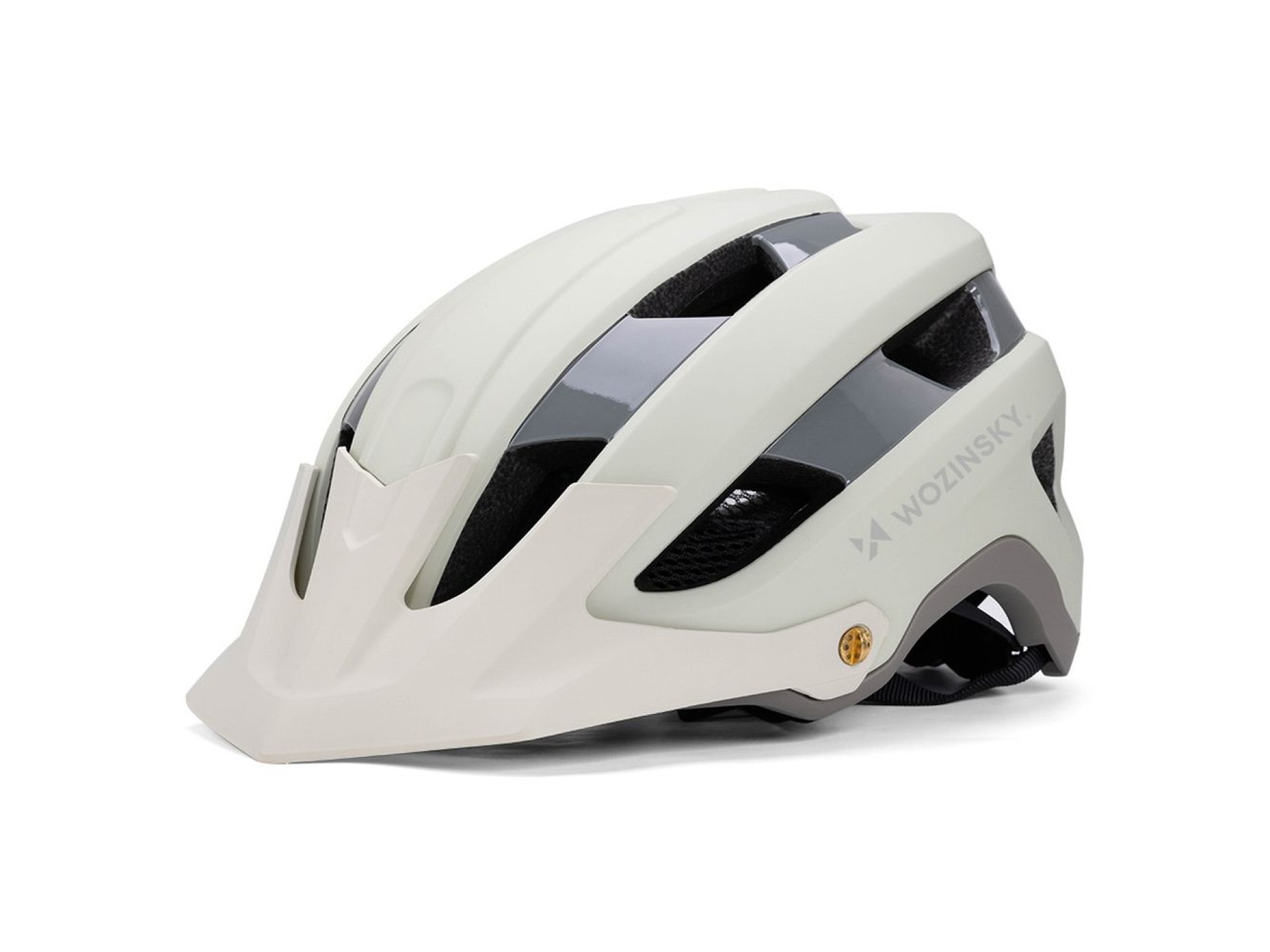 Wozinsky MTB bicycle helmet with a removable visor, lightweight, L - pastel green