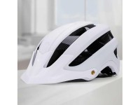 Capacete de ciclismo Wozinsky MTB com viseira removível, leve, tamanho G - preto e branco Capacete de ciclismo Wozinsky MTB com viseira removível, leve, tamanho G - preto e branco