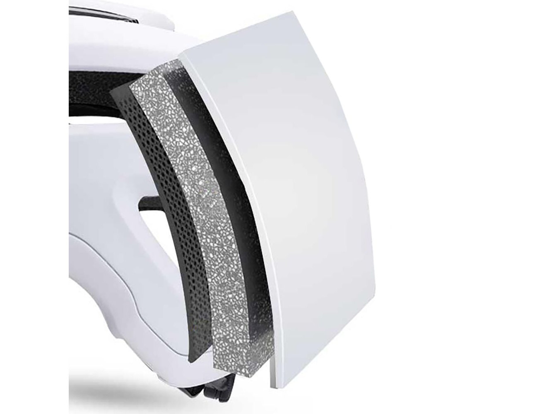 Capacete de ciclismo Wozinsky MTB com viseira removível, leve, tamanho G - preto e branco