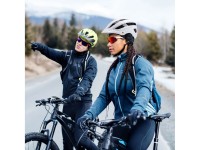 Capacete de ciclismo Wozinsky MTB com viseira removível, leve, tamanho G - preto e branco Capacete de ciclismo Wozinsky MTB com viseira removível, leve, tamanho G - preto e branco