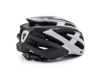 Capacete de ciclismo MTB Wozinsky com viseira removível e luz traseira USB, tamanho M - Preto e Bran Capacete de ciclismo MTB Wozinsky com viseira removível e luz traseira USB, tamanho M - Preto e Bran