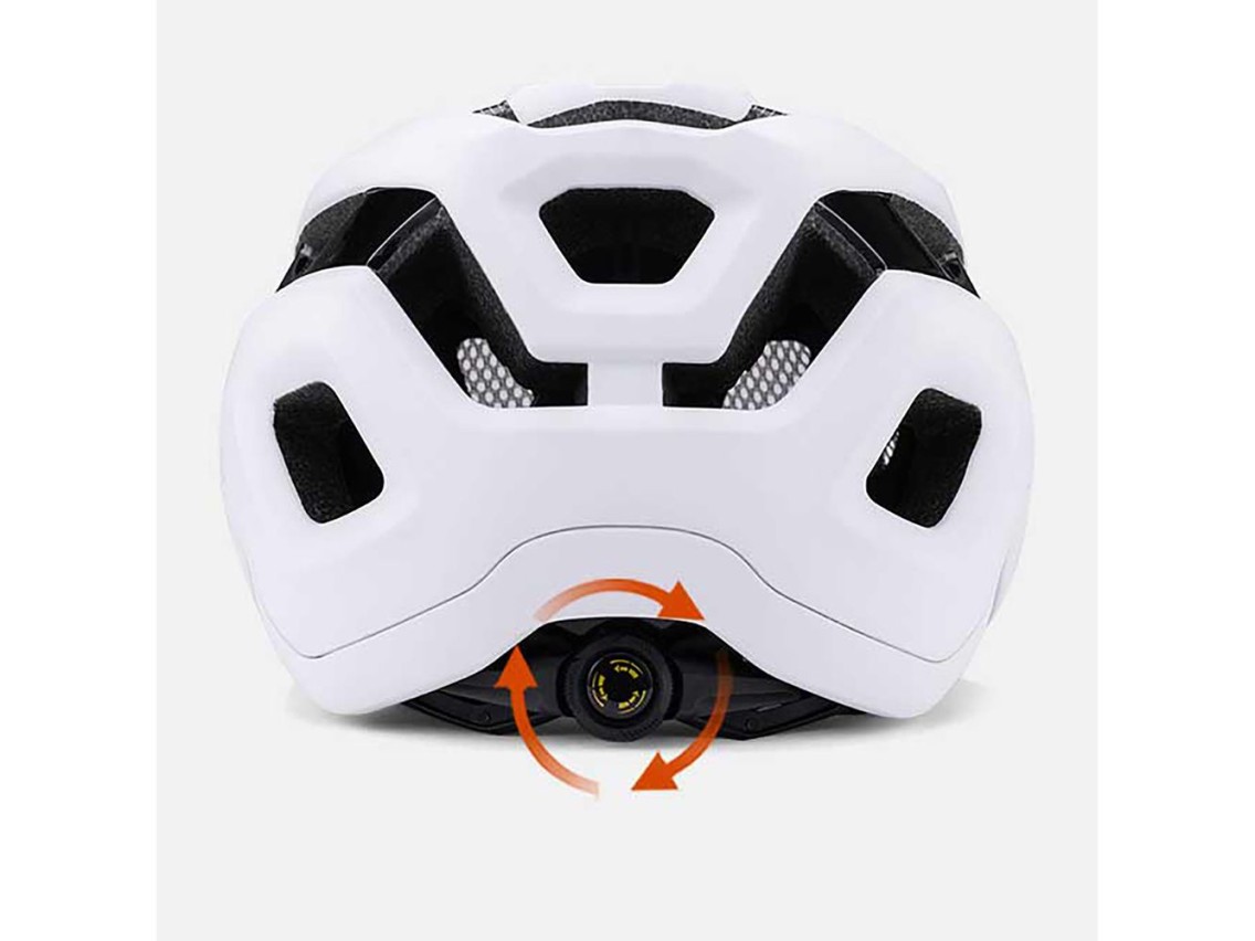 Capacete de ciclismo Wozinsky MTB com viseira removível, leve, tamanho G - preto e branco
