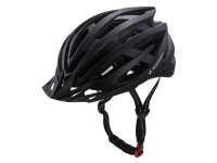 Capacete de ciclismo MTB Wozinsky com viseira removível e luz traseira USB, tamanho M - Preto Capacete de ciclismo MTB Wozinsky com viseira removível e luz traseira USB, tamanho M - Preto