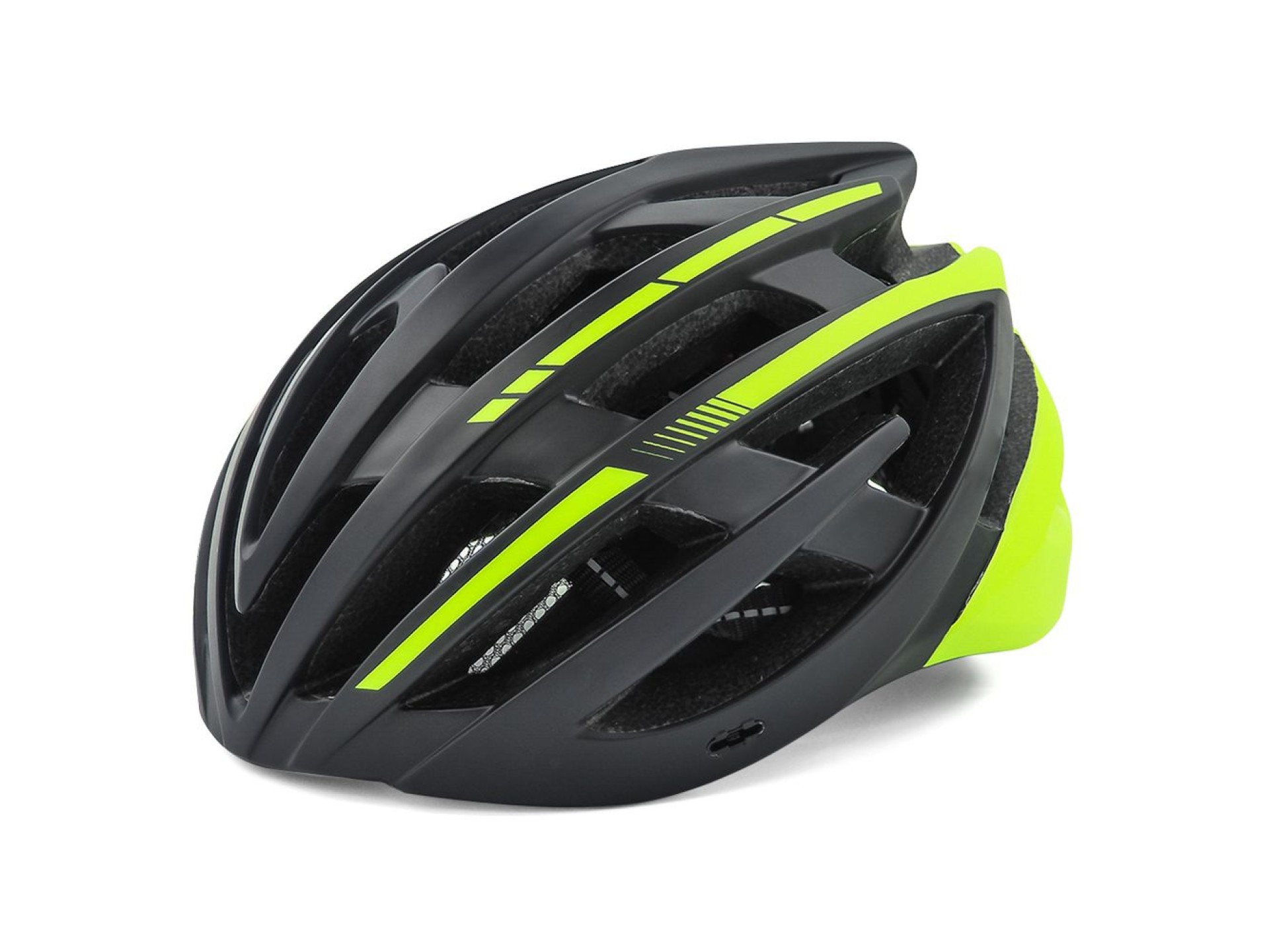 Capacete de ciclismo MTB Wozinsky com viseira removível e luz traseira USB, tamanho M - Preto e amar