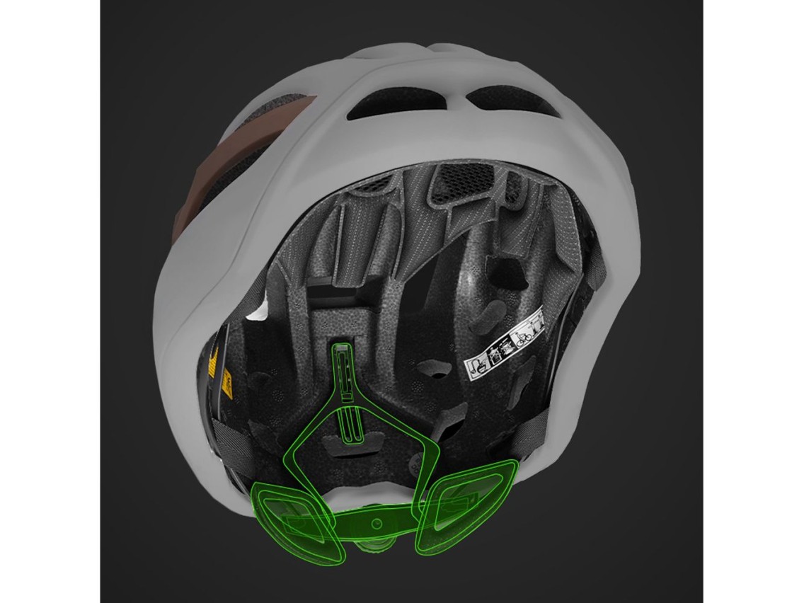 Casco ultraligero para bicicleta de carretera Wozinsky, talla M - color topo