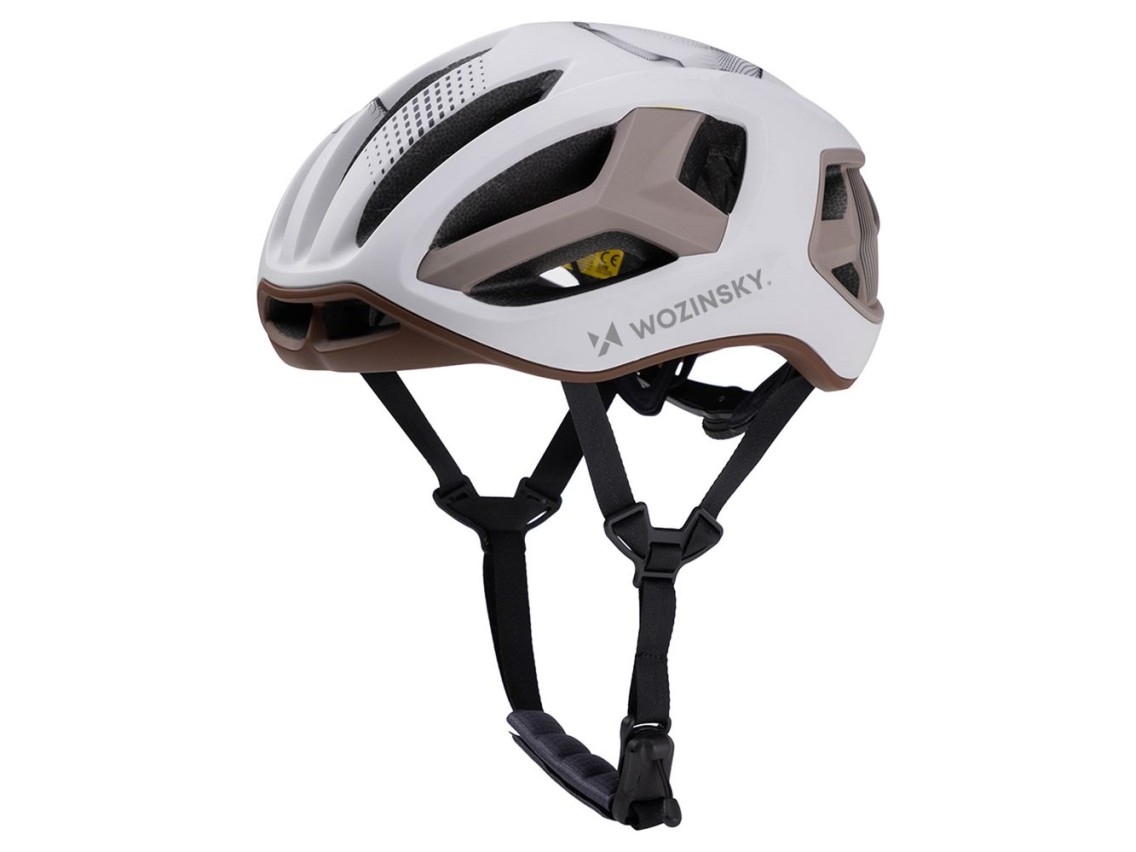 Casco ultraligero para bicicleta de carretera Wozinsky, talla M - color topo