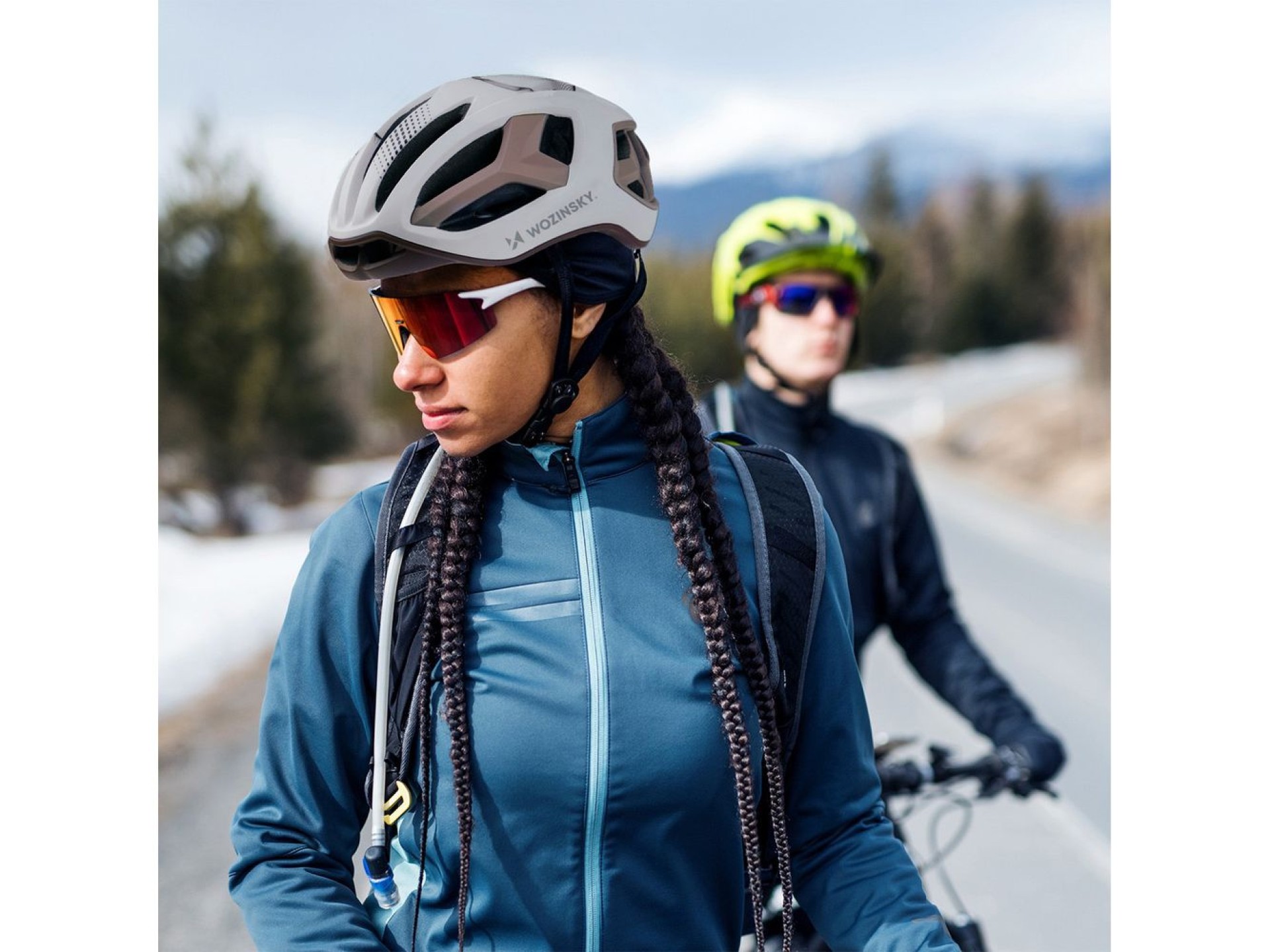 Wozinsky Ultrathin Road Bike Helmet L - Taupe
