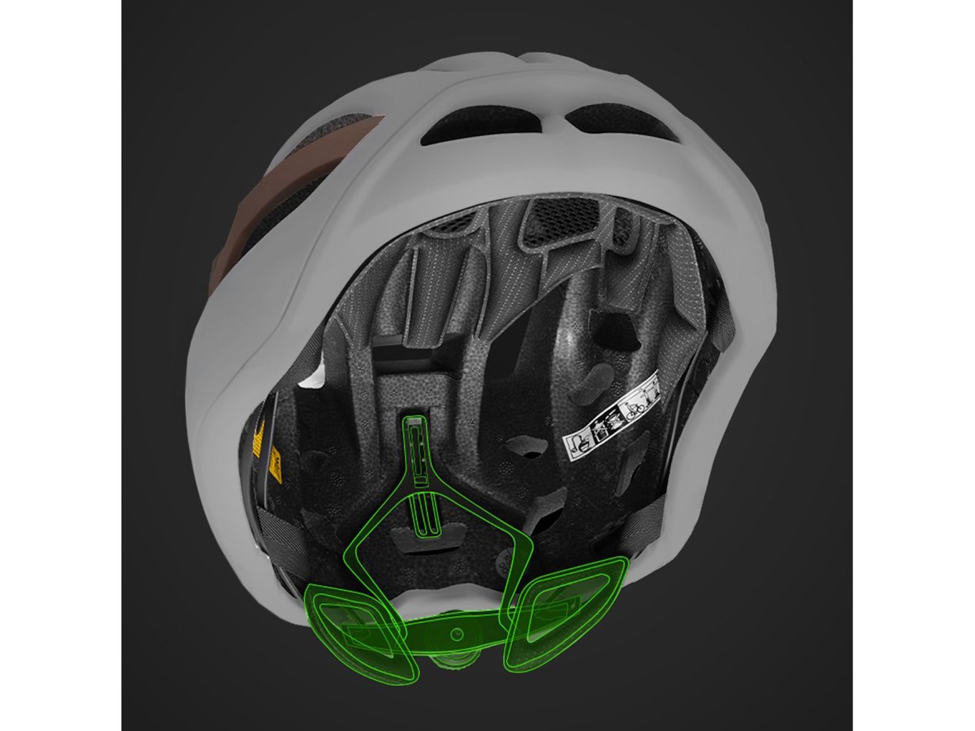 Wozinsky Ultrathin Road Bike Helmet L - Taupe