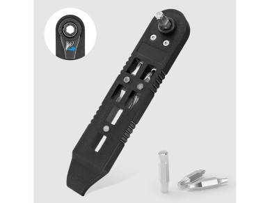 Wozinsky WZK-L2 14-in-1 Bicycle Tool Set, Multitool, Allen Keys, Tire Lever - Black Wozinsky WZK-L2 14-in-1 Bicycle Tool Set, Multitool, Allen Keys, Tire Lever - Black