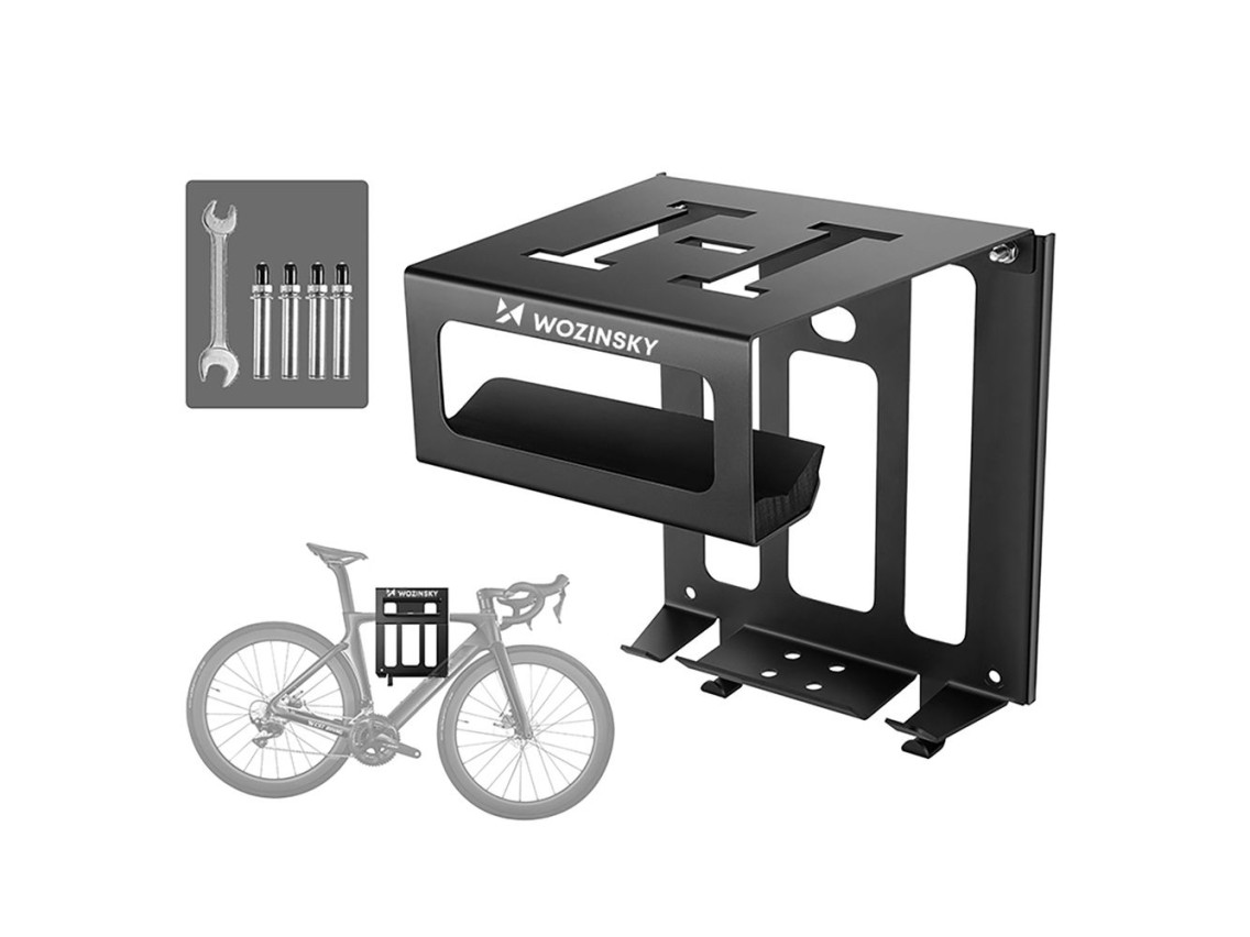 Suporte para bicicleta Wozinsky WSW-01S com kit de montagem - preto