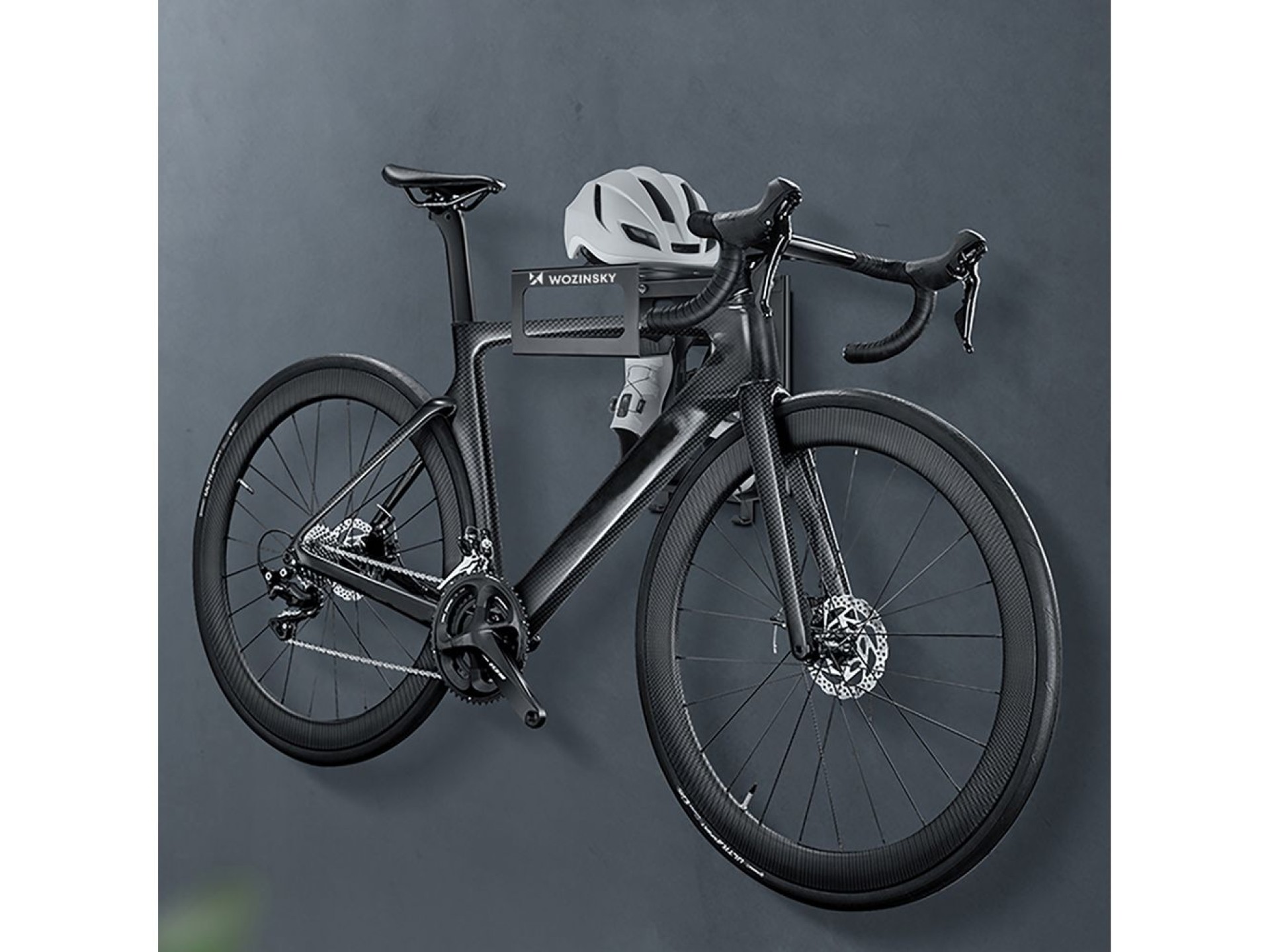 Suporte para bicicleta Wozinsky WSW-01S com kit de montagem - preto