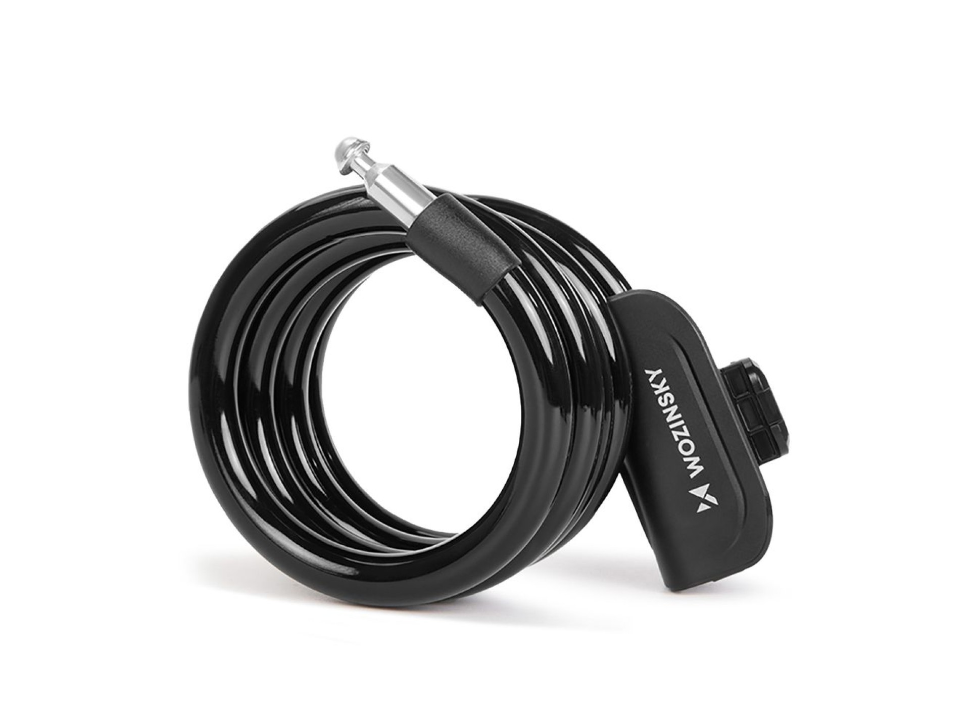 Candado portátil para bicicletas Wozinsky WPB-01R con cable antirrobo y 2 llaves para bicicletas elé