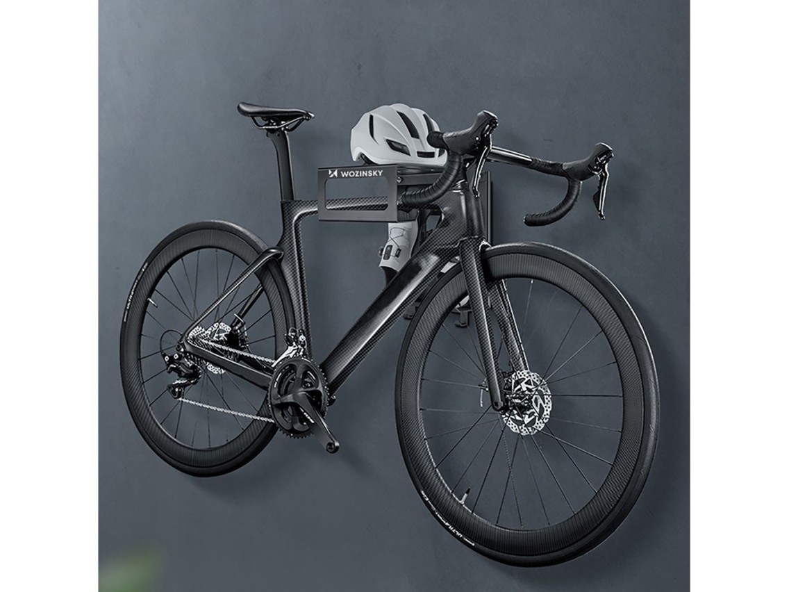 Suporte para bicicleta Wozinsky WSW-01S com kit de montagem - preto