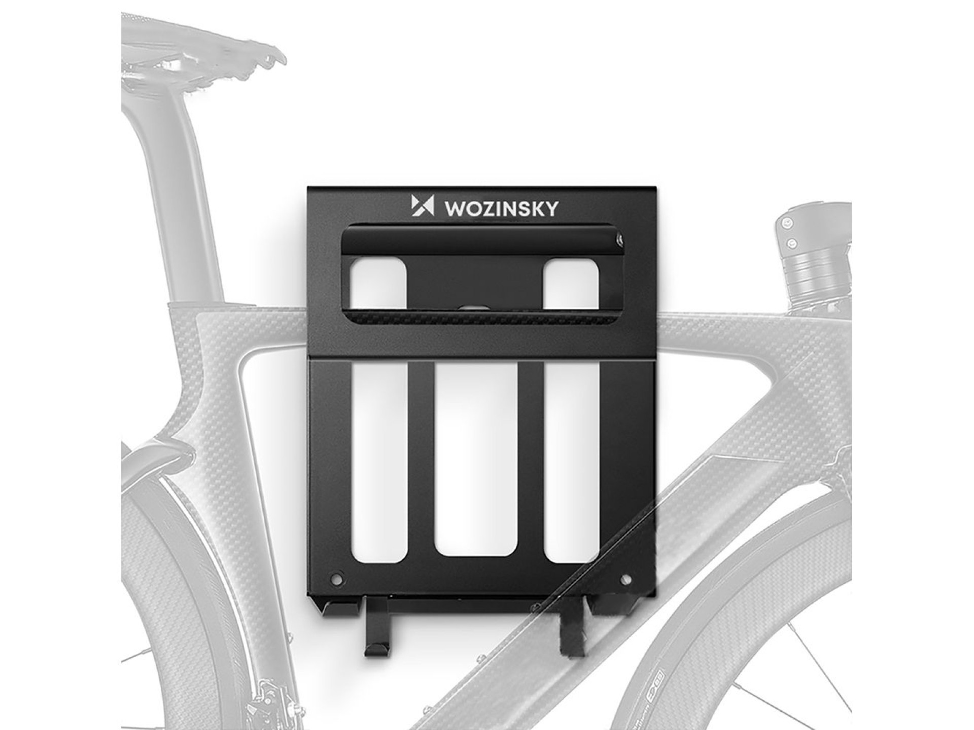 Suporte para bicicleta Wozinsky WSW-01S com kit de montagem - preto