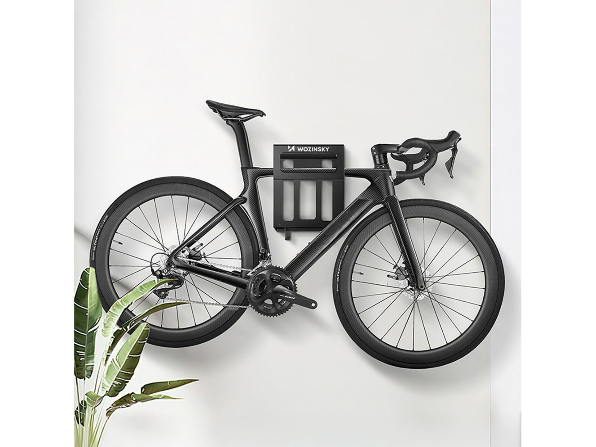 Suporte para bicicleta Wozinsky WSW-01S com kit de montagem - preto