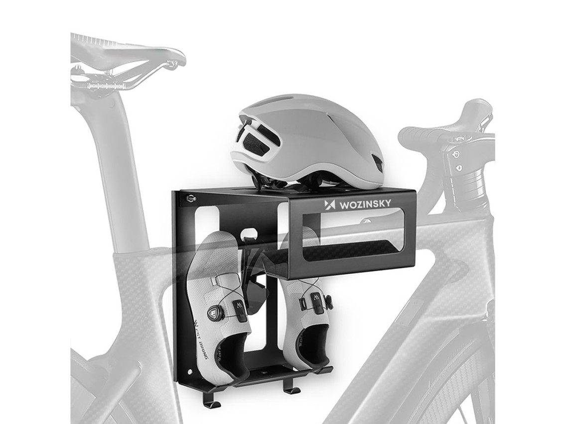 Suporte para bicicleta Wozinsky WSW-01S com kit de montagem - preto