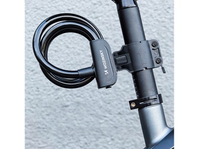 Candado portátil para bicicletas Wozinsky WPB-01R con cable antirrobo y 2 llaves para bicicletas elé Candado portátil para bicicletas Wozinsky WPB-01R con cable antirrobo y 2 llaves para bicicletas elé