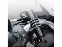 Cadeado para capacete de bicicleta Wozinsky WBN-01R, à prova d'água, combinação de 4 dígitos - preto Cadeado para capacete de bicicleta Wozinsky WBN-01R, à prova d'água, combinação de 4 dígitos - preto