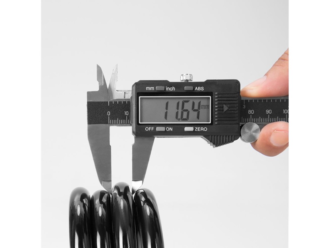Candado portátil para bicicletas Wozinsky WPB-01R con cable antirrobo y 2 llaves para bicicletas elé