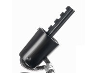 Cadeado para capacete de bicicleta Wozinsky WBN-01R, à prova d'água, combinação de 4 dígitos - preto Cadeado para capacete de bicicleta Wozinsky WBN-01R, à prova d'água, combinação de 4 dígitos - preto
