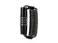 Cadeado para capacete de bicicleta Wozinsky WBN-01R, à prova d'água, combinação de 4 dígitos - preto Cadeado para capacete de bicicleta Wozinsky WBN-01R, à prova d'água, combinação de 4 dígitos - preto