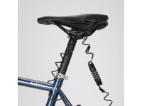 Cadeado para capacete de bicicleta Wozinsky WBN-01R, à prova d'água, combinação de 4 dígitos - preto Cadeado para capacete de bicicleta Wozinsky WBN-01R, à prova d'água, combinação de 4 dígitos - preto