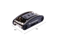 Wozinsky WWZ-01N 16-in-1 Multifunctional Bicycle Repair Tool Set - Black Wozinsky WWZ-01N 16-in-1 Multifunctional Bicycle Repair Tool Set - Black